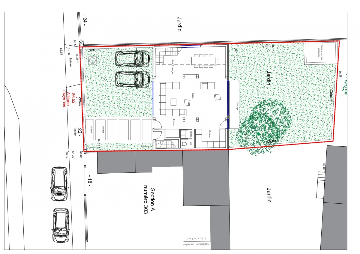 MAISON - MUSEE RODIN : Plan rdc