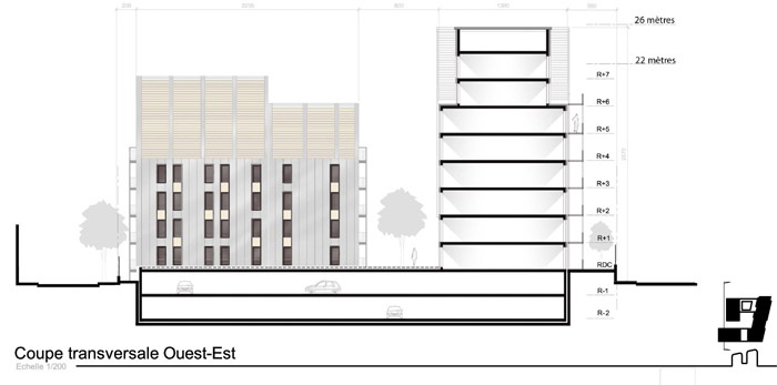 Concours-construction de 50 logements et commerces : fa5