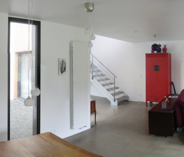 extension d'une maison Nantaise : interieur